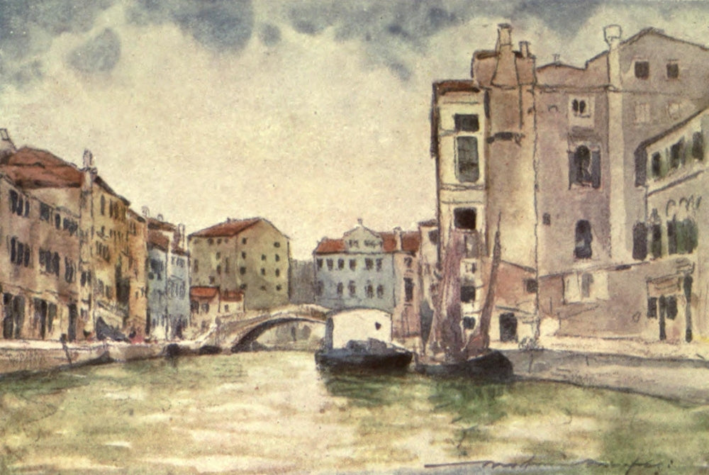 Venice 1912 in Murano Poster Print by Mortimer Menpes