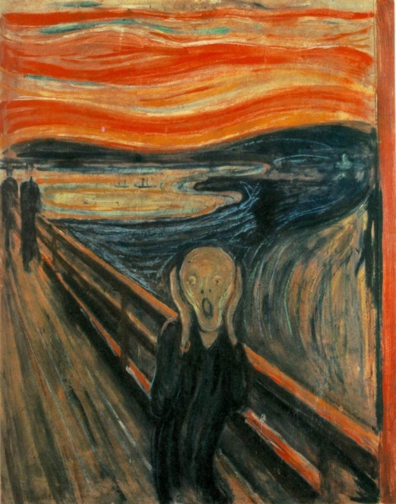 The Scream 1893 Poster Print by Edvard Munch