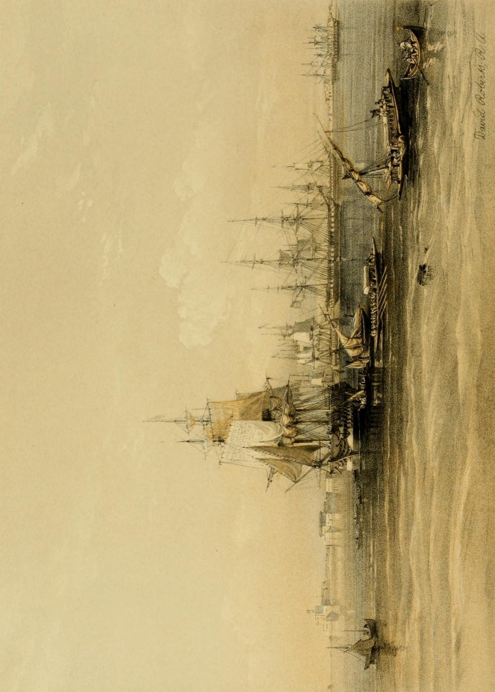 The Holy Land 1855: Approach to Alexandria Poster Print by David Roberts
