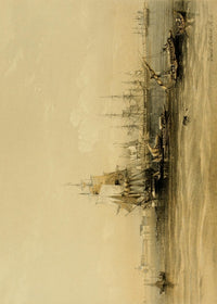 The Holy Land 1855: Approach to Alexandria Poster Print by David Roberts