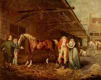 James Ward 1909 A Livery Stable Poster Print