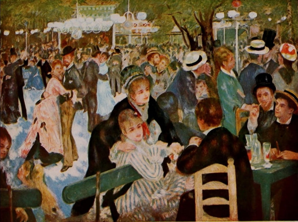 At the Moulin de la Galette fine art print by Pierre-Auguste Renoir