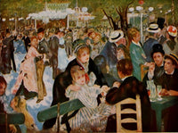 At the Moulin de la Galette fine art print by Pierre-Auguste Renoir