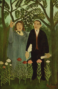 The Poet and His Muse Poster Print by Henri Rousseau