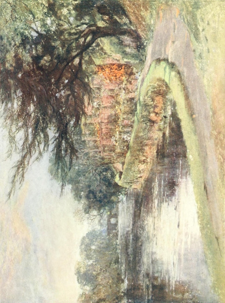 Scottish Gardens 1908 Auchencruive Poster Print by Mary G.W. Wilson
