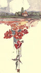 Old-Fashioned Flowers 1905 Poppies Poster Print showcasing vintage floral art.