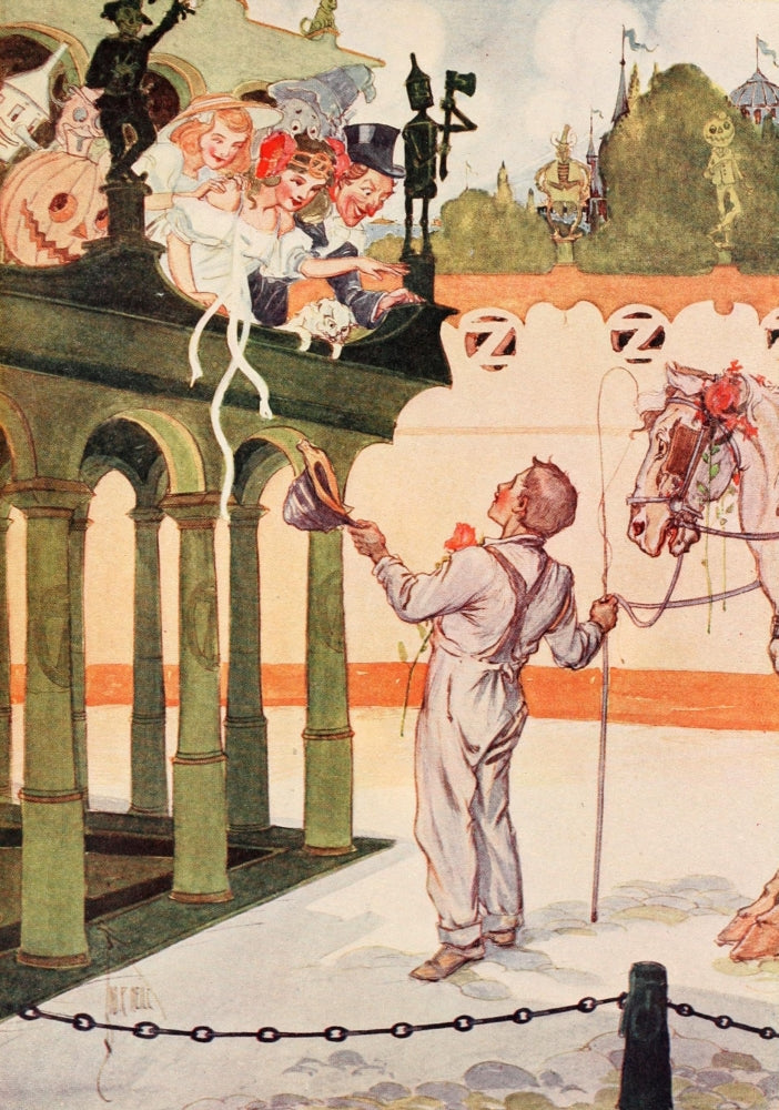 Dorothy & the Wizard in Oz 1908 Poster Print by John R. Neill