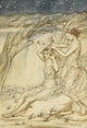Comus 1921 Sabrina Fair Poster Print by Arthur Rackham