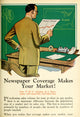 Advertising & Selling Magazine 1926 Poster Print showcasing vintage newspaper coverage.