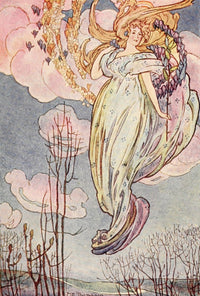 The Queen Bee 1908 My Lady Spring Poster Print by M.E. Thompson