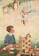 Dream Blocks poster print by Jessie Willcox Smith, a nostalgic artwork capturing childhood imagination.