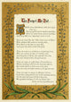 The Floral Gift 1863 Forget-me-not Poster Print by Samuel Stanesby