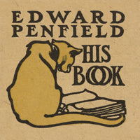 'His Book' poster print by Edward Penfield, showcasing literary inspiration