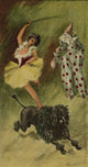 The Tale of a Poodle 1903 Poster Print depicting a poodle running from the circus.