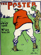 1900 Golfer Cover Poster Print by Starr Wood showcasing vintage golfing art.