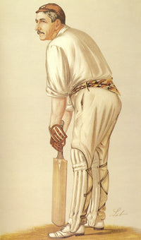 Vanity Fair July 1888 poster print featuring cricketer Walter William Read.