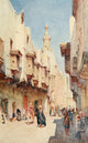 Below the Cataracts Fine Art Print by Walter Tyndale depicting a Cairo landscape.