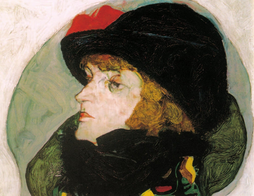 Portrait of Ida Roessler 1912 Art Print by Egon Schiele, available in various sizes.