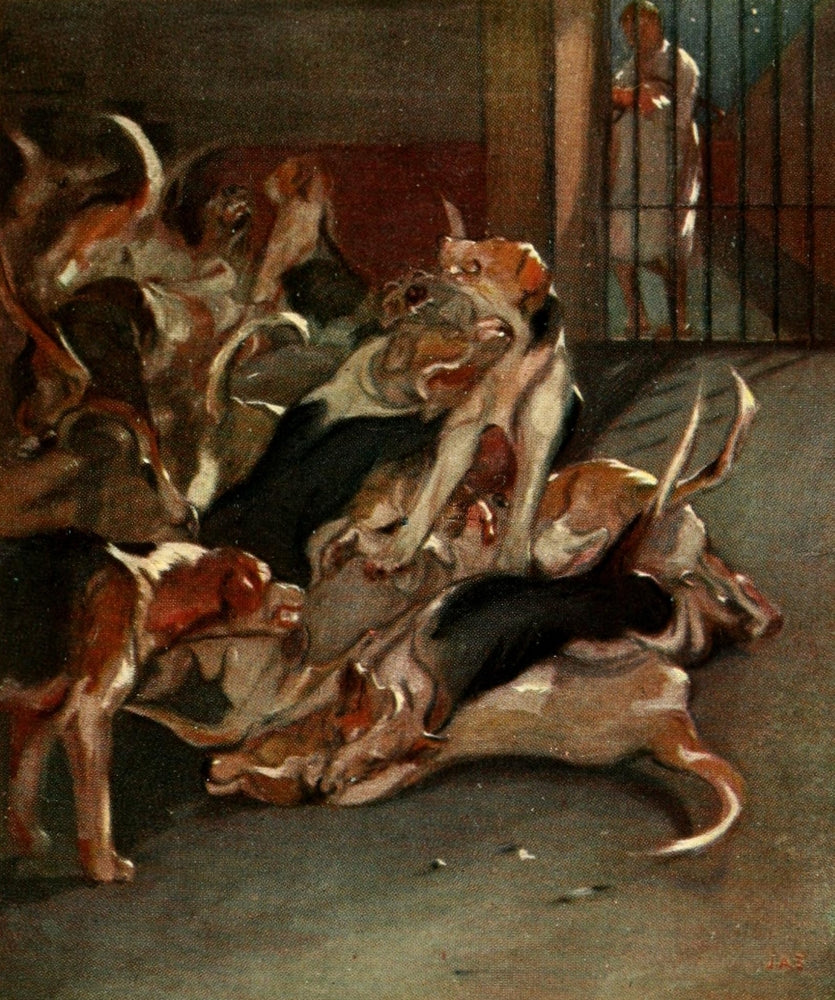 Life of a Foxhound 1890 Poster Print by James Affleck Shepherd