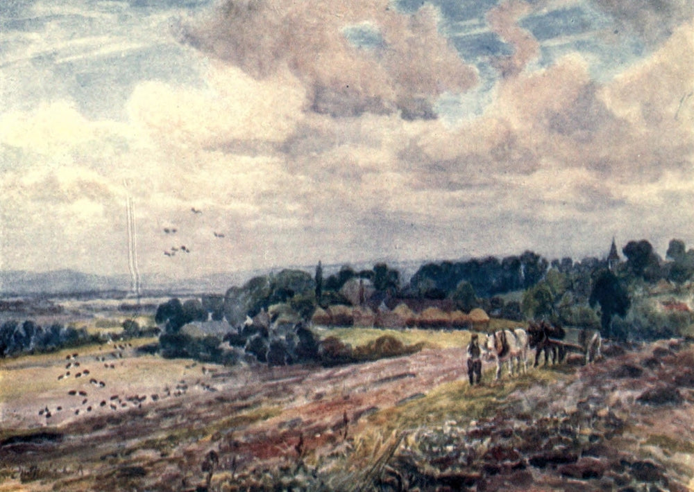 Stratford-on-Avon Poster Print by F. Whitehead showcasing picturesque landscapes.