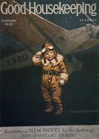 Vintage Good Housekeeping Aviator Poster Print by Jessie Willcox Smith