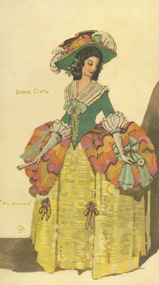 The Duenna 1925 Donna Clara Poster Print by George Sheringham