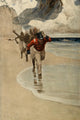 Scribner's 32 1902 We Ran Back to the Raft Poster Print by Howard Pyle