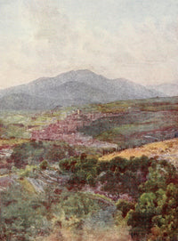 Rome 1905 Subiaco Poster Print by Alberto Pisa, showcasing early 20th-century Rome.