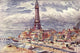 Lancashire 1921 Blackpool Poster Print by Albert Woods