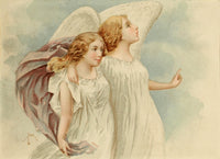 Easter in Heaven 1896 Poster Print by Louis Meynelle showcasing serene beauty.