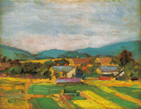 Landscape in Lower Austria Art Print by Egon Schiele