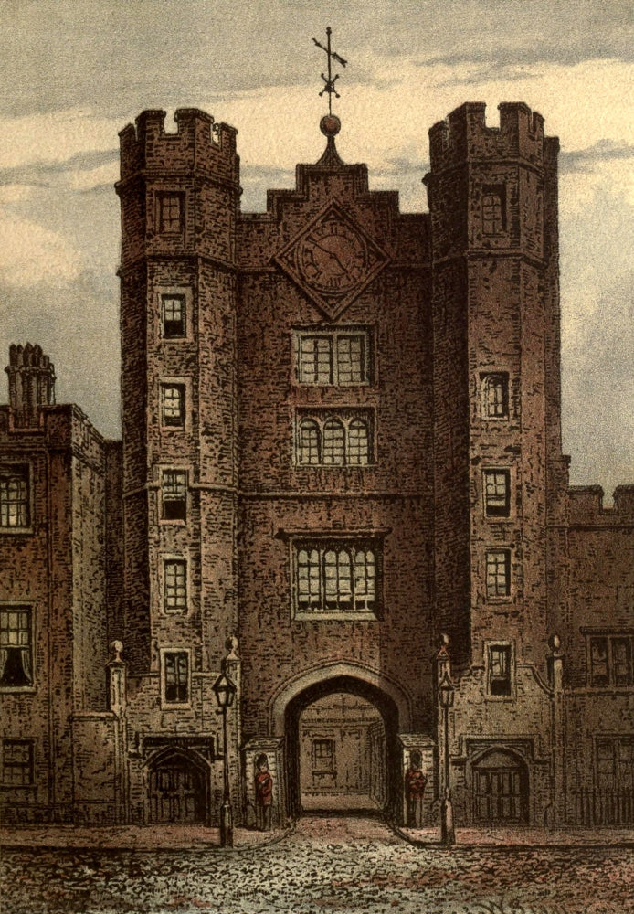 Old London 1900 Gateway St. James' Palace Poster Print by Waldo Sergeant