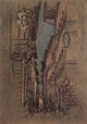 Italian Hours 1909 The Great Eaves, Florence Poster Print by Joseph Pennell