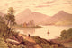 Picturesque Scottish scenery poster print of Kilchurn Castle by Thomas C.L. Rowbotham