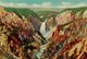 Yellowstone Park 1920 Grand Canyon from Artists Point poster print.