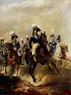 Stolietie Voennago Ministry 1902 Poster Print featuring Nicholas I and entourage