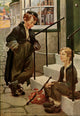 Dickens's Children 1912 Oliver & Artful Dodger Poster Print by Jessie Willcox Smith