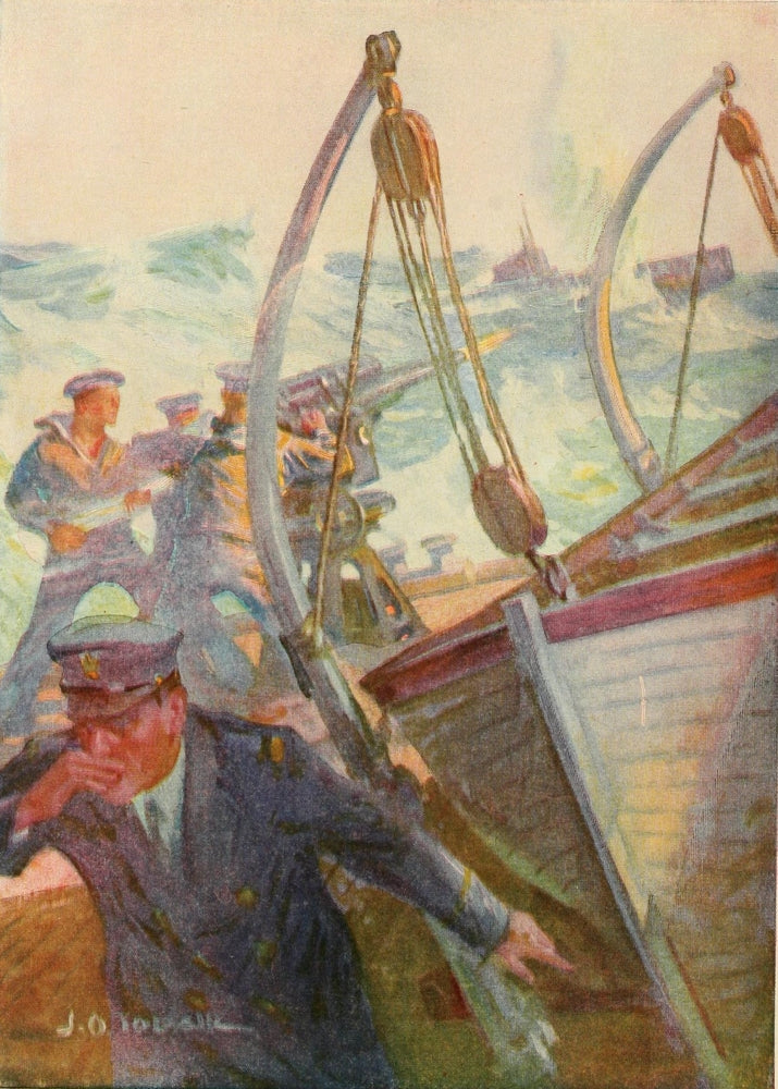 Nations at War 1917 American Gunners on Board a Merchant Ship Poster Print