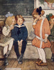 Trouble at School poster print from The Everyday Fairy Book 1915 by Jessie Willcox Smith