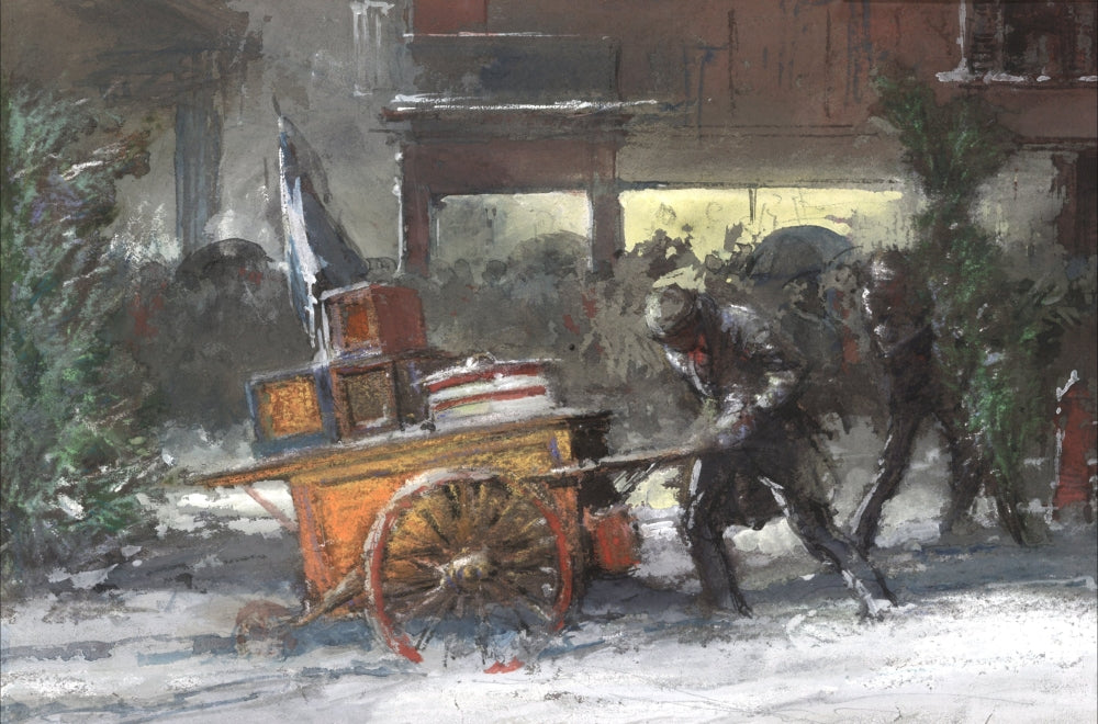 Fourteenth Street at Christmas-Time 1904 Poster Print by Everett Shinn