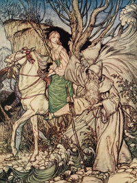 Undine 1909 Little Niece Poster Print by A. Rackham