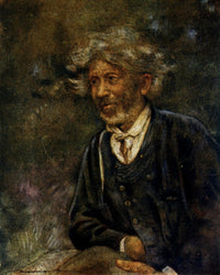 Brittany 1912 Beggar Art Print by Mortimer Menpes
