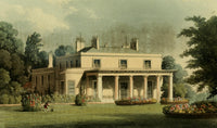 Wimbledon House Garden View Poster Print by Thomas H. Shepherd, 1817.