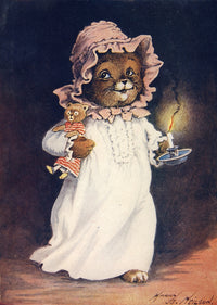 Our Darlings c.1900 Ready for Bed Poster Print by Harry B. Nielsen