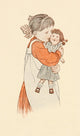 The Birds' Christmas Carol Dolly Poster Print by Katherine Wireman