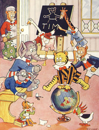 Playbox Annual 1918 Toys Playing Poster Print by B.O. Wymer