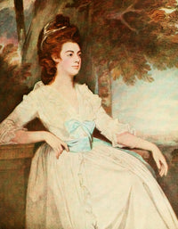 Maria Margaret Clavering Poster Print by George Romney, fine art print