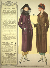 T. Eaton Fall & Winter Catalogue 1920-21 Poster Print showcasing vintage fashion.