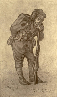 Canadian Front 1920 Baggage Man Poster Print by Inglis Sheldon-Williams