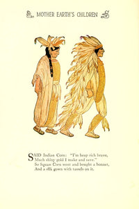 Mother Earth's Children Indian Corn Poster Print by M.T. Ross